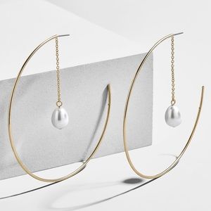 BaubleBar Ashanti Gold Hoop Earrings